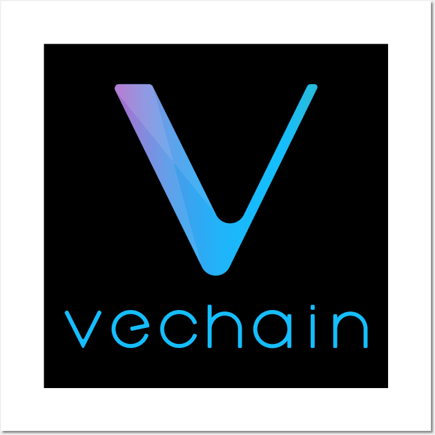 VeChain (VET) Full Logo Wall Art by cryptogeek